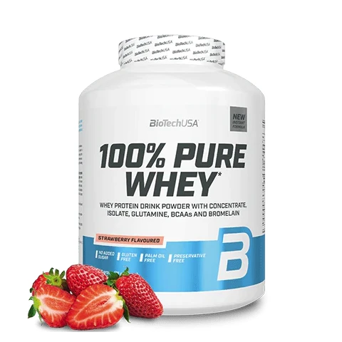 BioTech 100% Pure Whey 2270 g strawberry