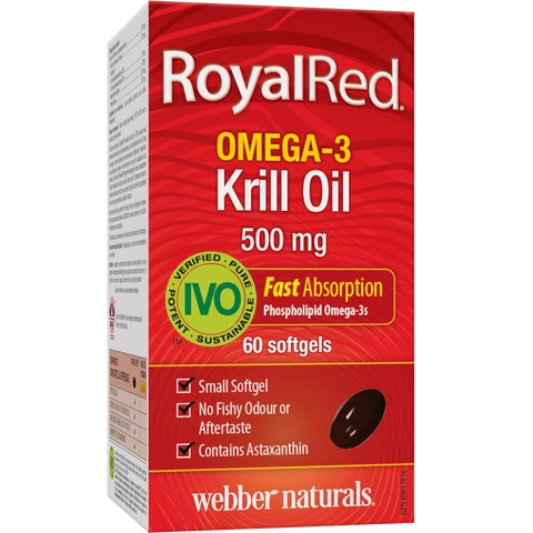 Webber Naturals Omega-3 Krill Oil 500 mg 60 tob