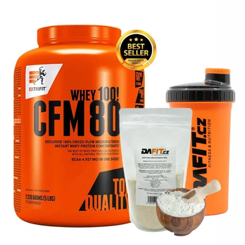 Special Offer Extrifit CFM Instant Whey 80 2270 g + FREE Mash 300 g + Shaker 700 ml