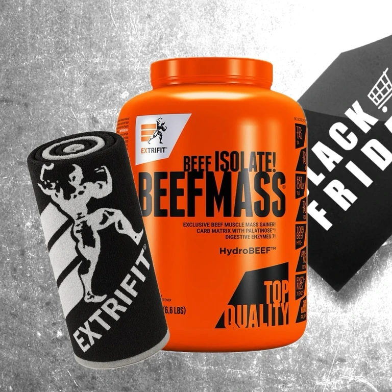 Special Offer Extrifit BeefMass 3000 g + FREE Towel