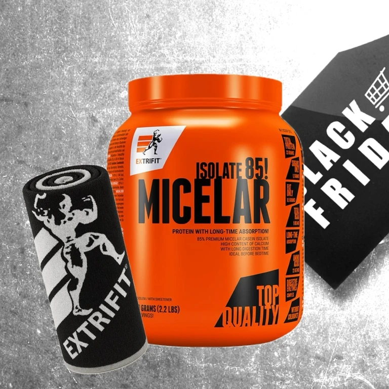 AKCE Extrifit Micelar Casein 1000 g + ZDARMA Ručník