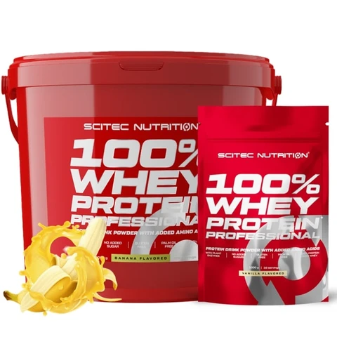 AKCE Scitec Nutrition 100% WP Professional 5000 g + ZDARMA 100% WP Professional 500 g