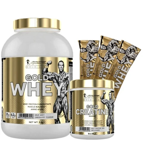 Special Offer Kevin Levrone Gold Whey 2000 g + FREE Gold Creatine 300 g + 3x sample