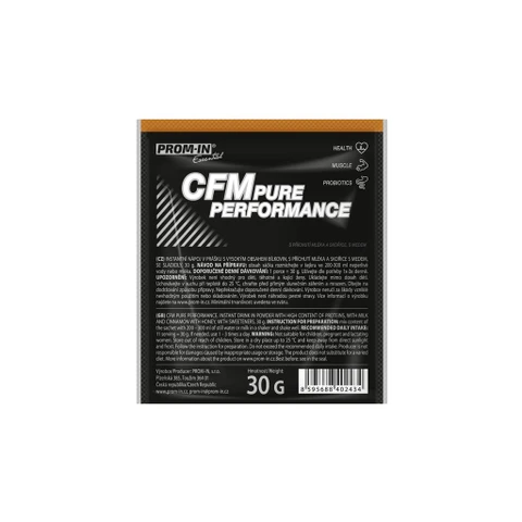 Prom-In CFM Pure Performance 30 g mléko s medem a skořicí
