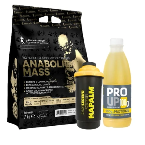 AKCE Kevin Levrone Levrone Mass 7000 g + ZDARMA Vaječné bílky 970 ml + Šejkr 600 ml