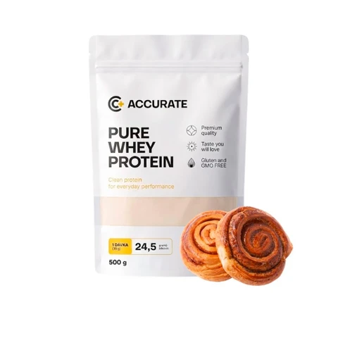 Accurate+ Pure Whey 500 g cinnamon rolls