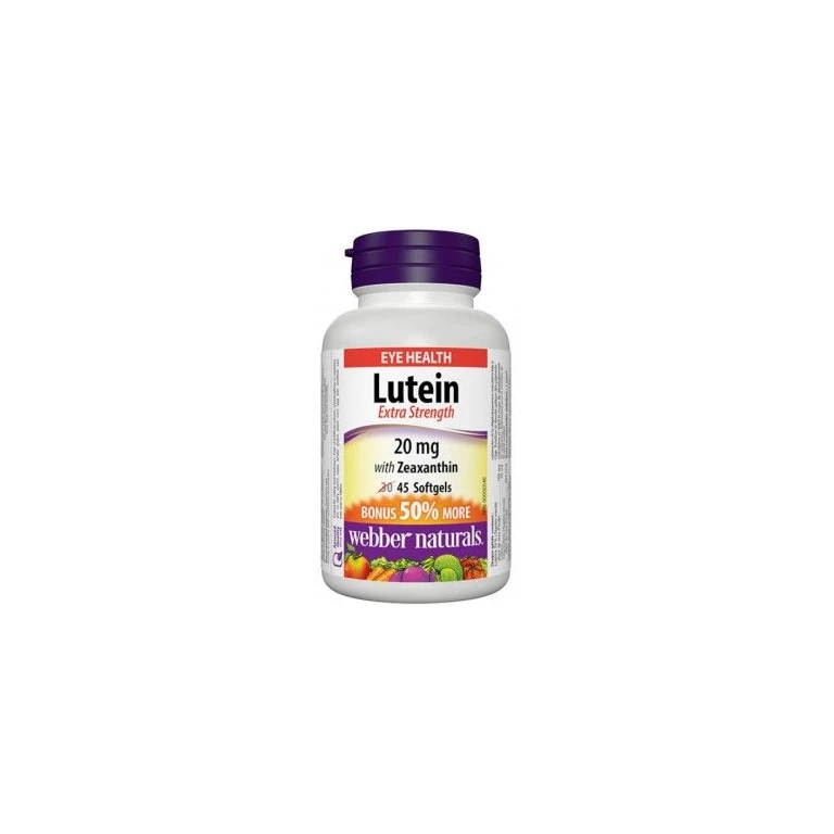 Webber Naturals Lutein 20 mg 45 tob