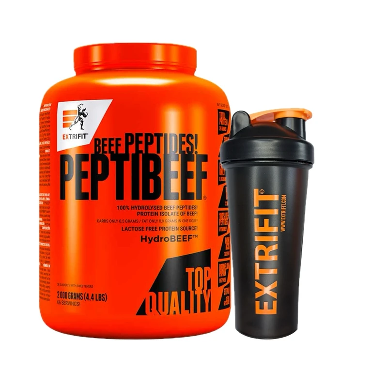 AKCE Extrifit Peptibeef 2000 g + ZDARMA Šejkr 600 ml