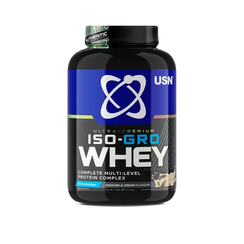 USN Iso-Gro Whey Protein 2000 g cookies