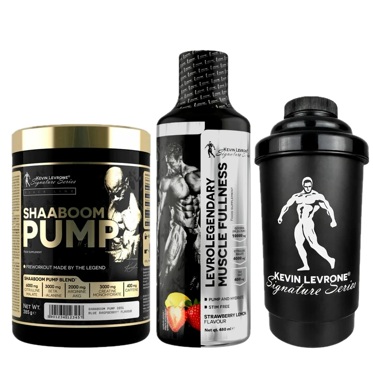 AKCE Kevin Levrone Shaaboom Pump 385 g+ZDARMA Glycerol Muscle Fullness 480 ml+Šejkr 500 ml