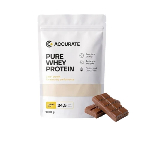Accurate+ Pure Whey 1000 g chocolate