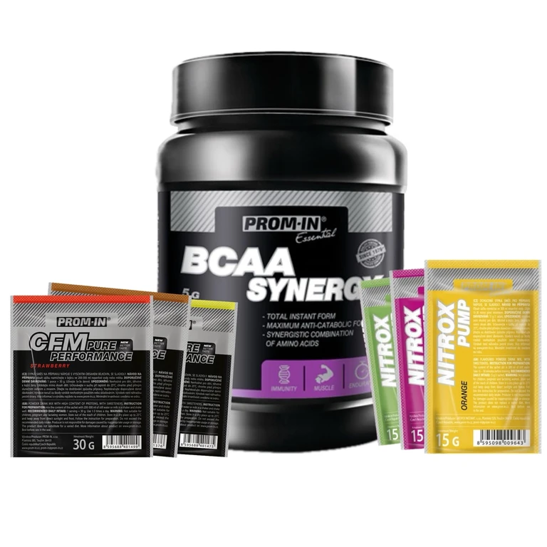 AKCE Prom-In Essential BCAA Synergy 550 g + ZDARMA 6x vzorek