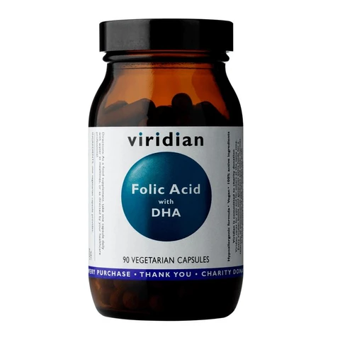 Viridian Folic Acid with DHA 90 cps