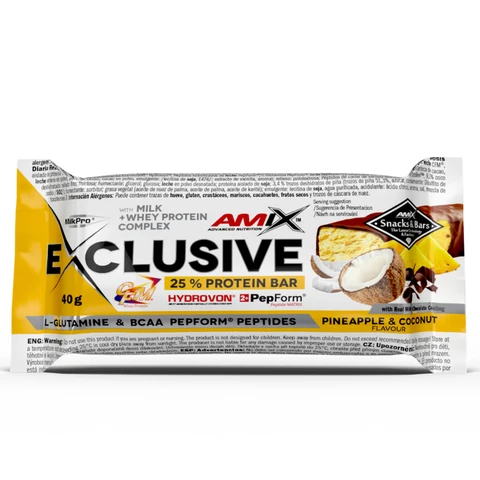 Amix Exclusive Protein Bar 40 g pineapple coconut