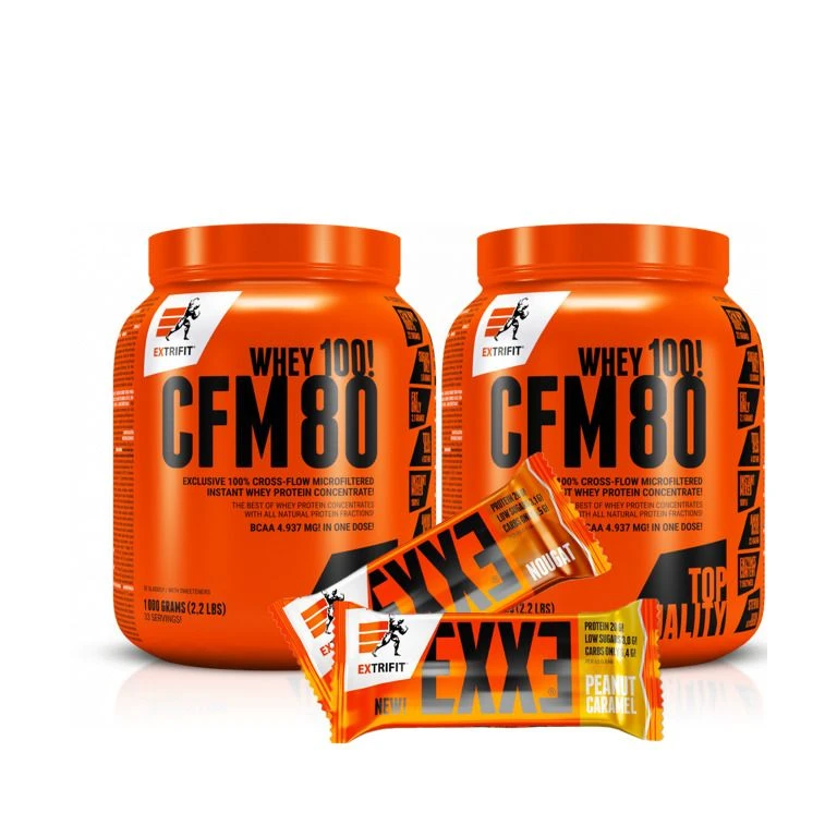 Special Offer 1+1 Extrifit CFM Instant Whey 80 1000 g + FREE Exxe 65 g