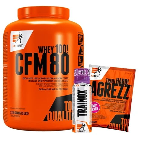 AKCE Extrifit CFM Instant Whey 80 2270 g + ZDARMA 2x vzorek
