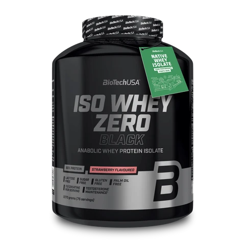 BioTech Iso Whey Zero Black 2270 g strawberry