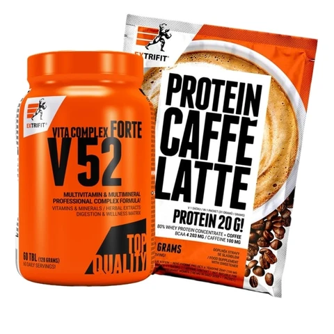 Special Offer Extrifit V 52 Vita Complex Forte 60 tbl + FREE Caffe Latte 31 g