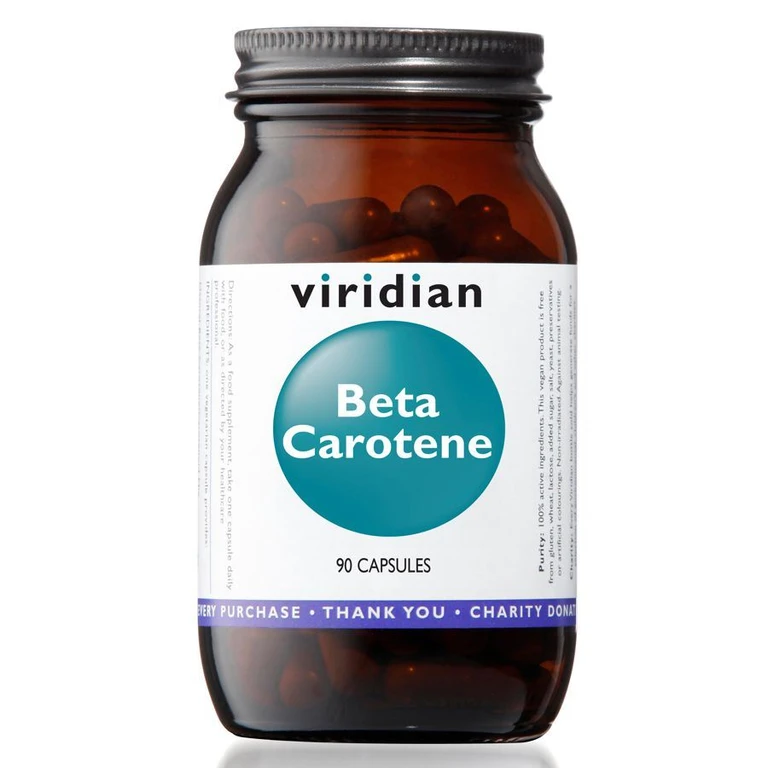 Viridian Beta Carotene Complex 90 cps (Beta Carotene)