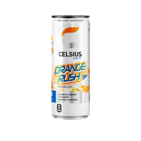 Celsius Energy Drink 355 ml orange rush