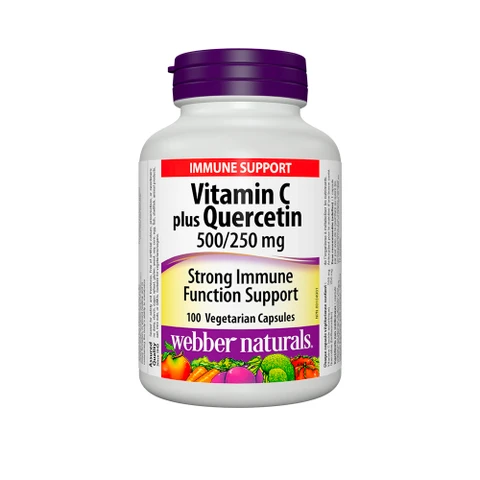 Webber Naturals Vitamin C + Quercetin 500/250 mg 100 cps