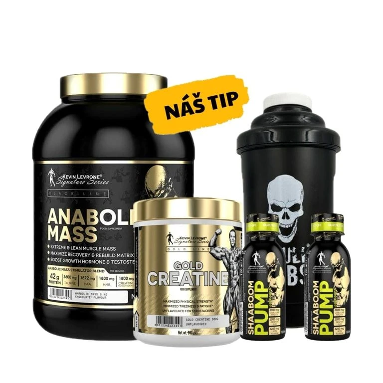 Special Offer Kevin Levrone Levrone Mass 3000 g + Creatine 300 g + FREE Shaker + 2x sample