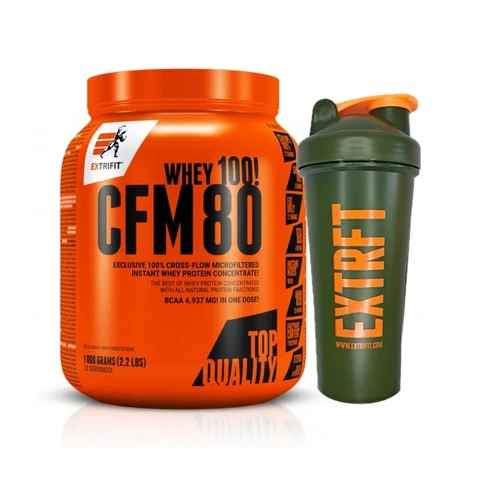AKCE Extrifit CFM Instant Whey 80 1000 g + ZDARMA Šejkr 600 ml
