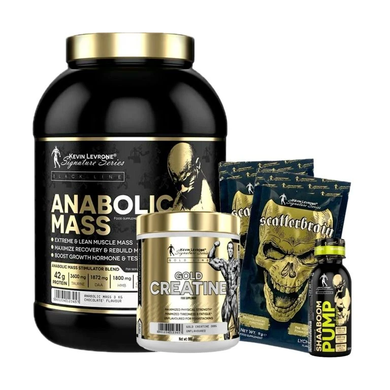 AKCE Kevin Levrone Levrone Mass 3000 g + Gold Creatine + ZDARMA 3x vzorek