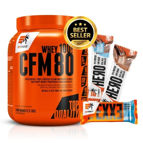 Special Offer Extrifit CFM Instant Whey 80 1000 g + FREE 3x bar
