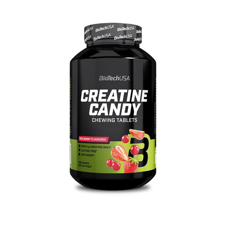 BioTech Creatine Candy 240 tbl red berry