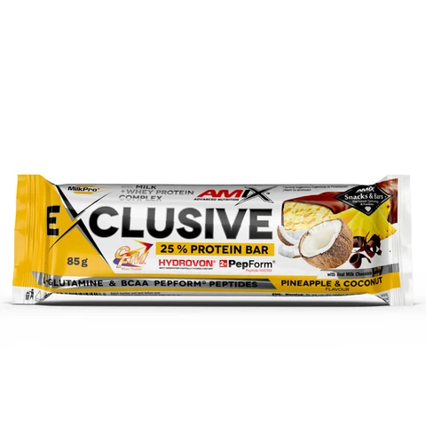 Amix Exclusive Protein Bar 85 g pineapple coconut