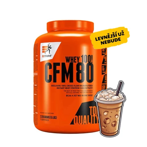 Special Offer Extrifit CFM Instant Whey 80 2270 g ice coffee
