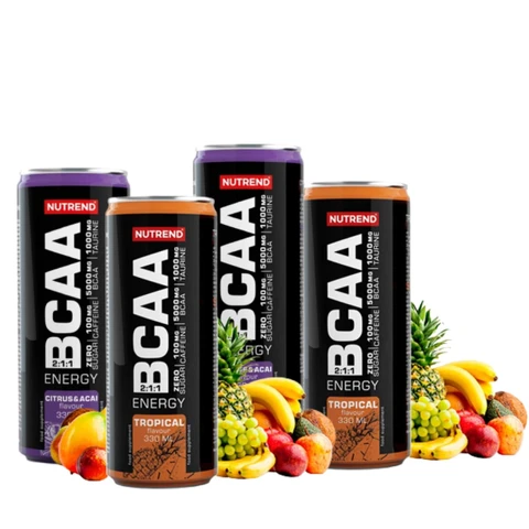 AKCE 3+1 ZDARMA Nutrend BCAA Energy 330 ml