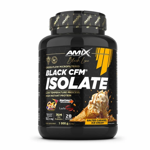 Amix Black Line Black CFM Isolate 1000 g salted caramel ice cream