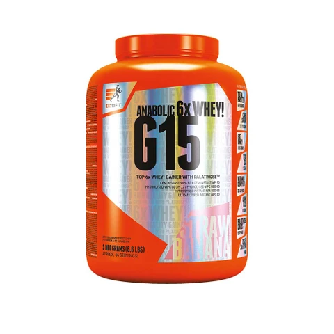 Extrifit G 15 Gainer 3000 g strawberry banana