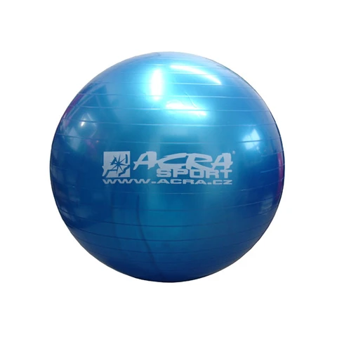 Acra Gymnastic Ball 65 cm modrá