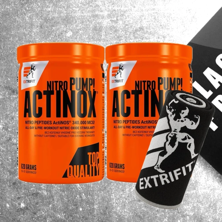 AKCE 1+1 Extrifit Actinox 620 g + ZDARMA Ručník
