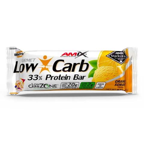 Amix Low-Carb 33% Protein bar 60 g orange sorbet