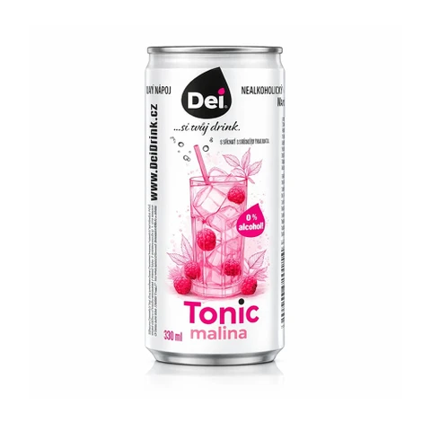 Dei Nealkoholický Perlivý Nápoj 330 ml tonic malina