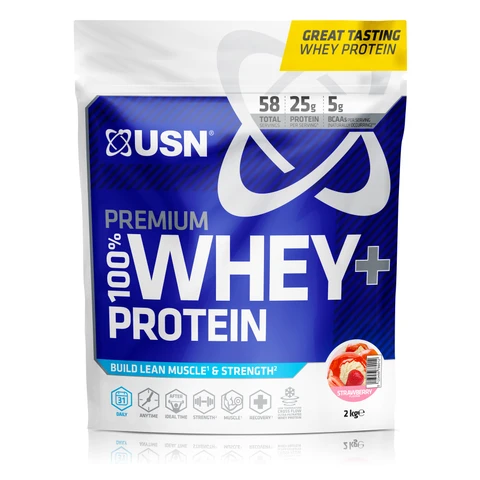 USN 100% Premium Whey Protein 2000 g strawberry