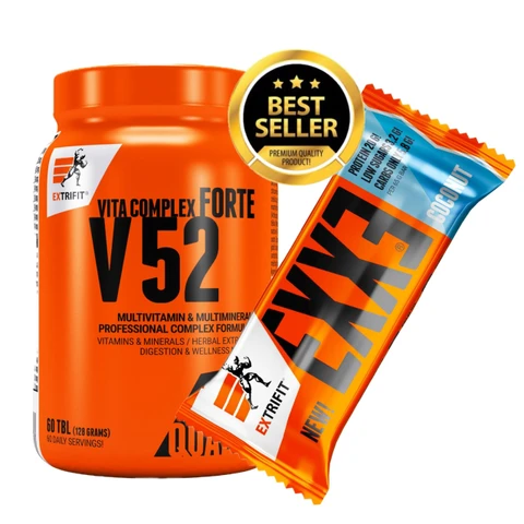 Special Offer Extrifit V 52 Vita Complex Forte 60 tablet + FREE Exxe bar 65 g