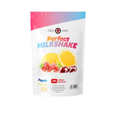 Czech Virus Perfect Milkshake 500 g jahodový milkshake
