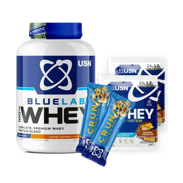 AKCE USN BlueLab 100% Whey Protein Premium 2000g + ZDARMA 2x Trust Crunch 60g + 2x vzorek
