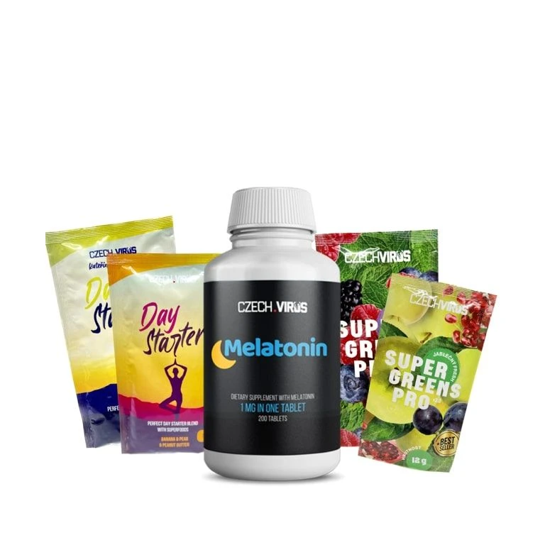 AKCE Czech Virus Melatonin 200 tbl + ZDARMA 4x vzorek