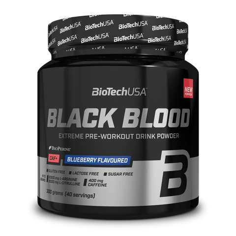 BioTech Black Blood CAF+ 300 g blueberry