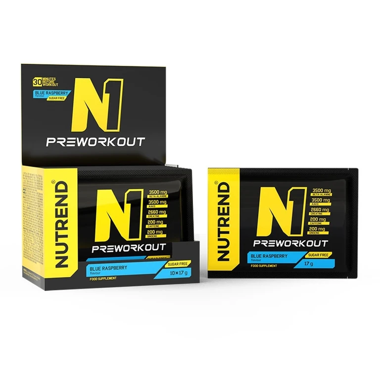 Nutrend N1 Pre - Workout 10 x 17 g