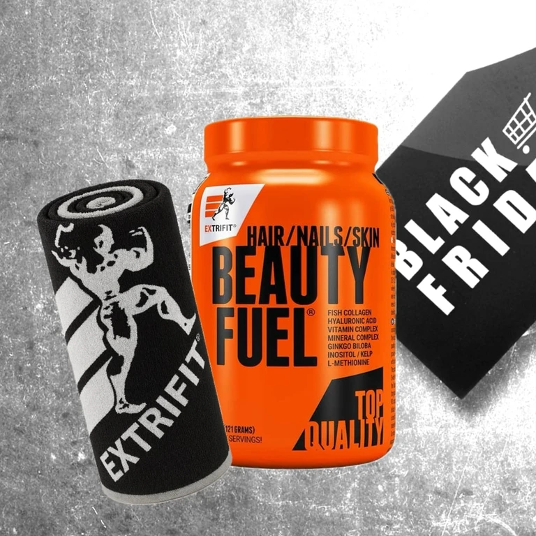 AKCE Extrifit Beauty Fuel 90 cps + ZDARMA Ručník