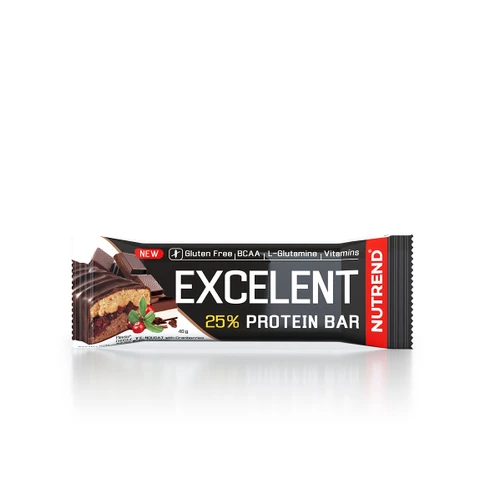 Nutrend Excelent Protein Bar Double 40 g čokoláda + nugát s brusinkami
