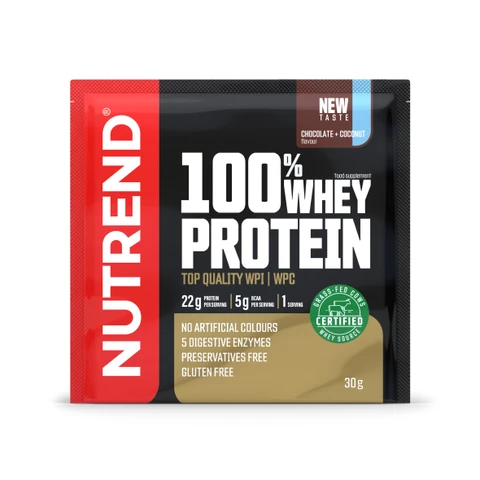 Nutrend 100% Whey Protein 30 g chocolate coconut