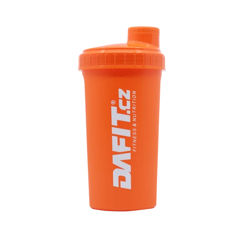 Dafit shaker 700 ml orange, white logo